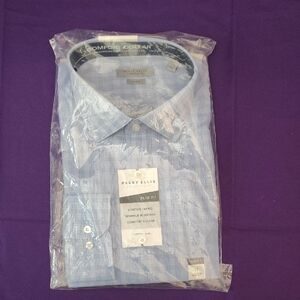 Perry Ellis Men's Light Blue Dress Shirt